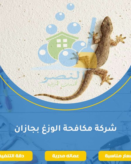 شركة مكافحة الوزغ بجازان